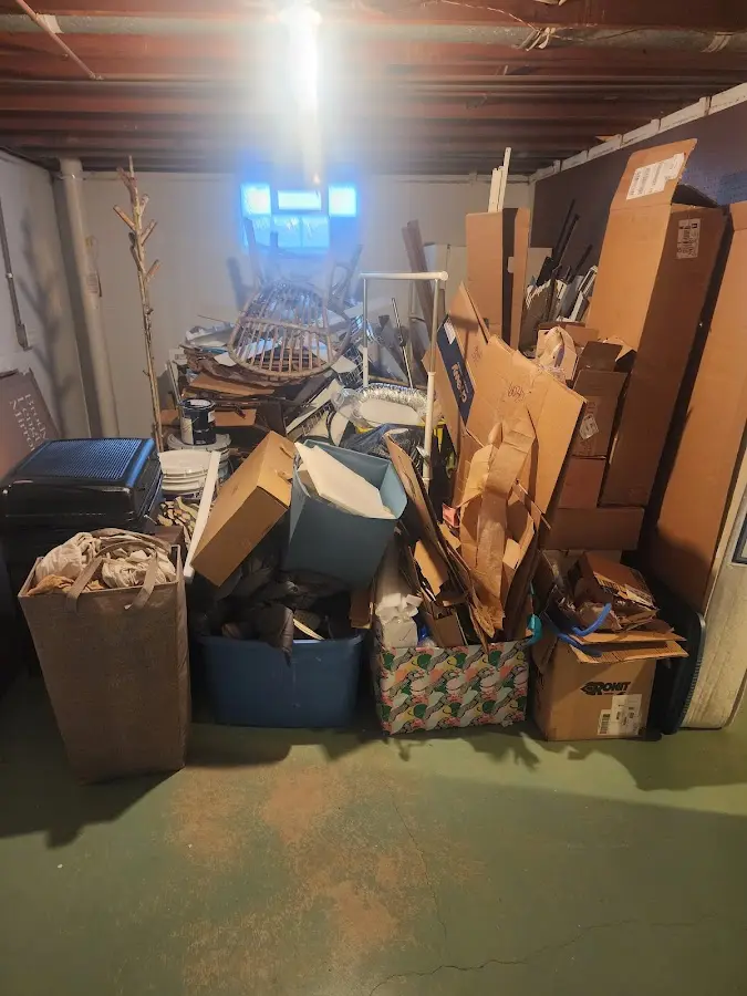 Roll-off dumpster container at job site for 6 Yard Dumpster Rental in Vandenberg AFB